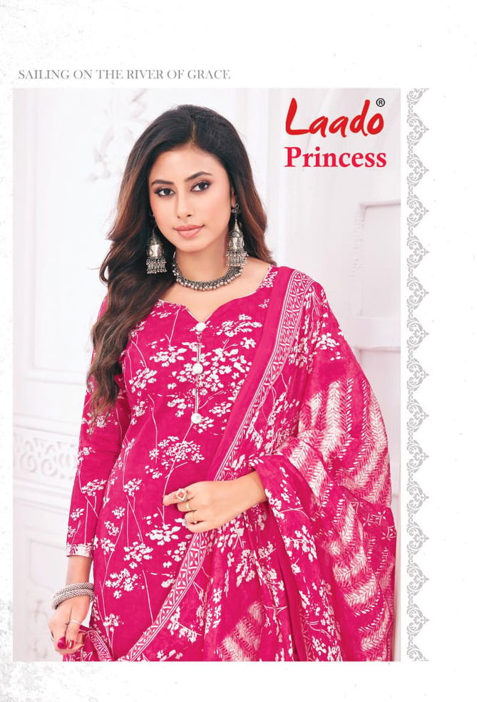 Princess Vol 1 By Laado Printed Pure Cotton Dress Material Suppliers In India